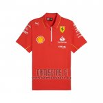 Polo del Scuderia Ferrari F1 2024 Rojo