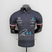 Polo del Mercedes Amg Petronas F1 2022 Negro Verde