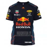 Camiseta Red Bull Racing F1 2022 Azul Rojo