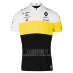 Polo del Renault F1 2020 Blanco Amarillo Negro