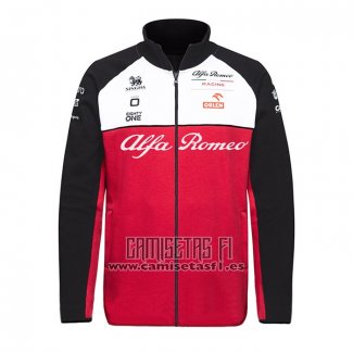 Chaqueta del Alfa Romeo Racing F1 2021 Rojo Negro