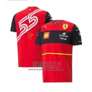 Camiseta Scuderia Ferrari F1 2022 Rojo Negro