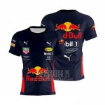 Camiseta Aston Martin Red Bull Racing F1 Azul Rojo