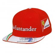 Scuderia Ferrari f1 Sombrero Rojo Blanco