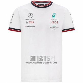 Camiseta Mercedes Amg Petronas F1 2021 Blanco