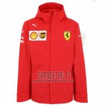 Rompevientos con Capucha Scuderia Ferrari F1 2021 Rojo