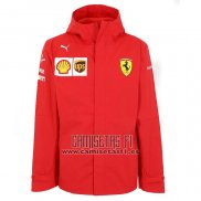 Rompevientos con Capucha Scuderia Ferrari F1 2021 Rojo