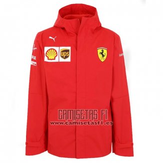 Rompevientos con Capucha Scuderia Ferrari F1 2021 Rojo