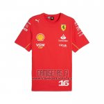 Camiseta Scuderia Ferrari F1 NO.16 2024 Rojo