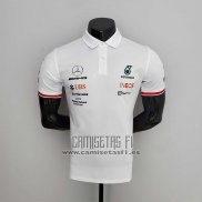 Polo del Mercedes Amg Petronas F1 2022 Branco