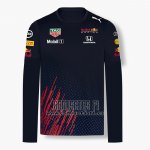 Camiseta Red Bull Racing F1 Azul Oscuro Manga Larga