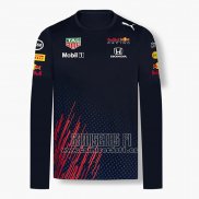 Camiseta Red Bull Racing F1 Azul Oscuro Manga Larga