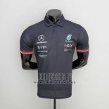 Polo del Mercedes Amg Petronas F1 2022 Negro