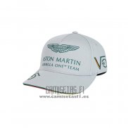 Aston Martin Racing F1 Sombrero Blanco Verde