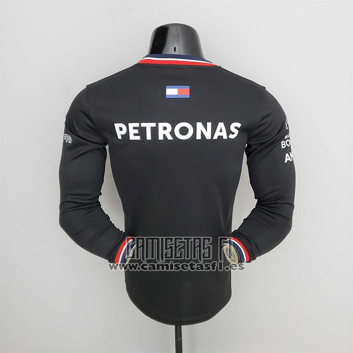 Camiseta Mercedes Amg Petronas F1 2022 Nergo Manga Larga