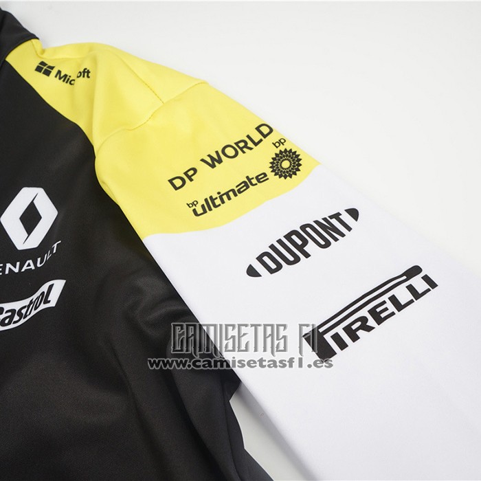 Chaqueta del Renault F1 2019 Negro Amarillo
